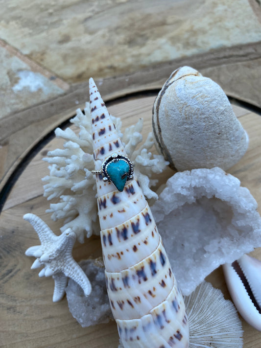 Native Crown Ring - Size 6.5