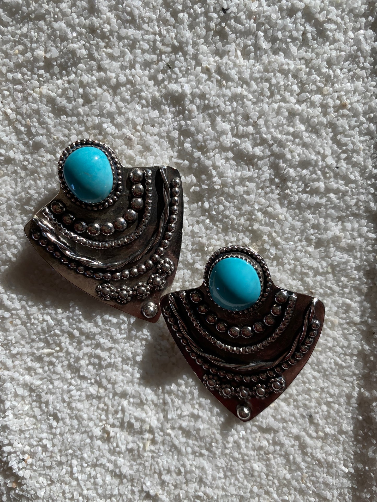 Spearhead Earrings - Sleeping Beauty Turquoise #2