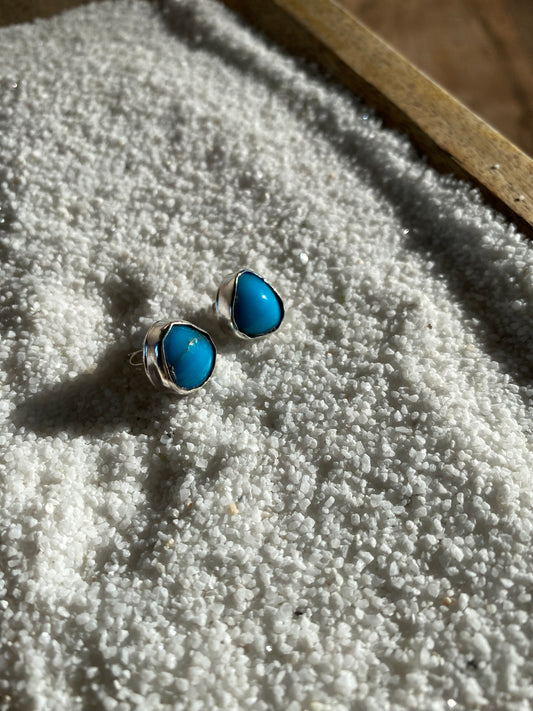 Everyday Stud Earrings - Sleeping Beauty Turquoise