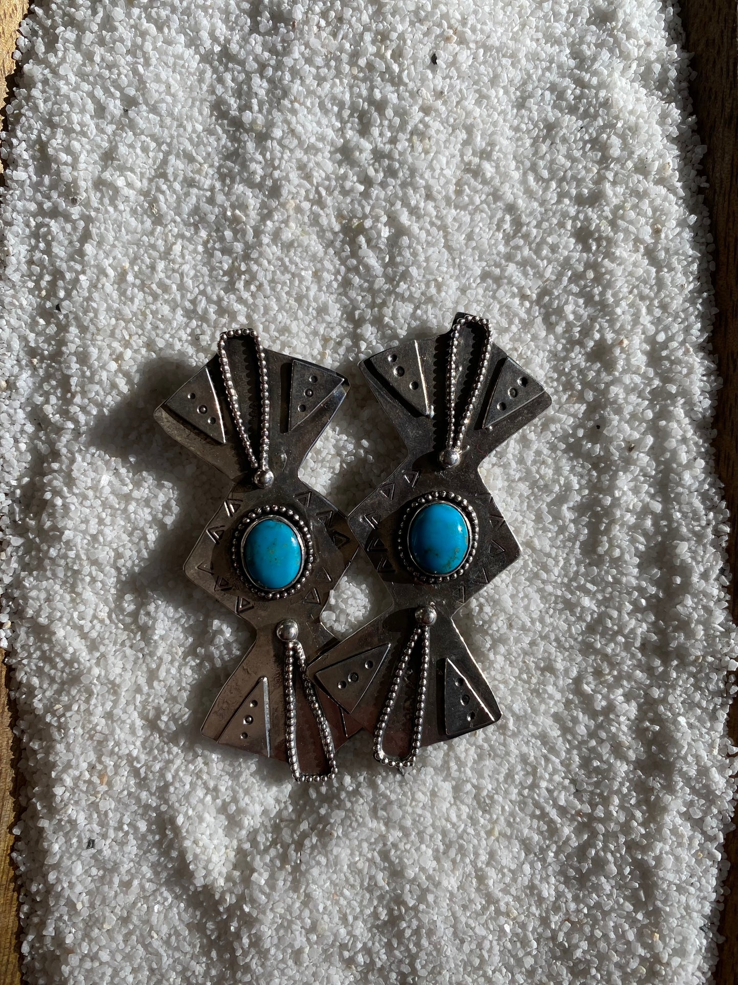 Bow Earrings - Sleeping Beauty Turquoise