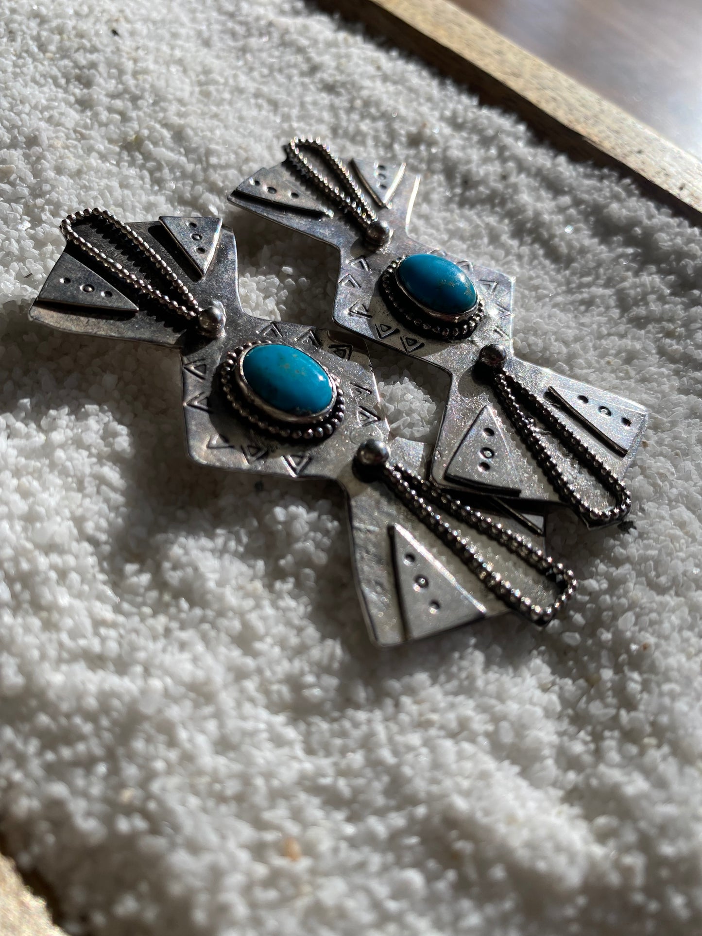 Bow Earrings - Sleeping Beauty Turquoise