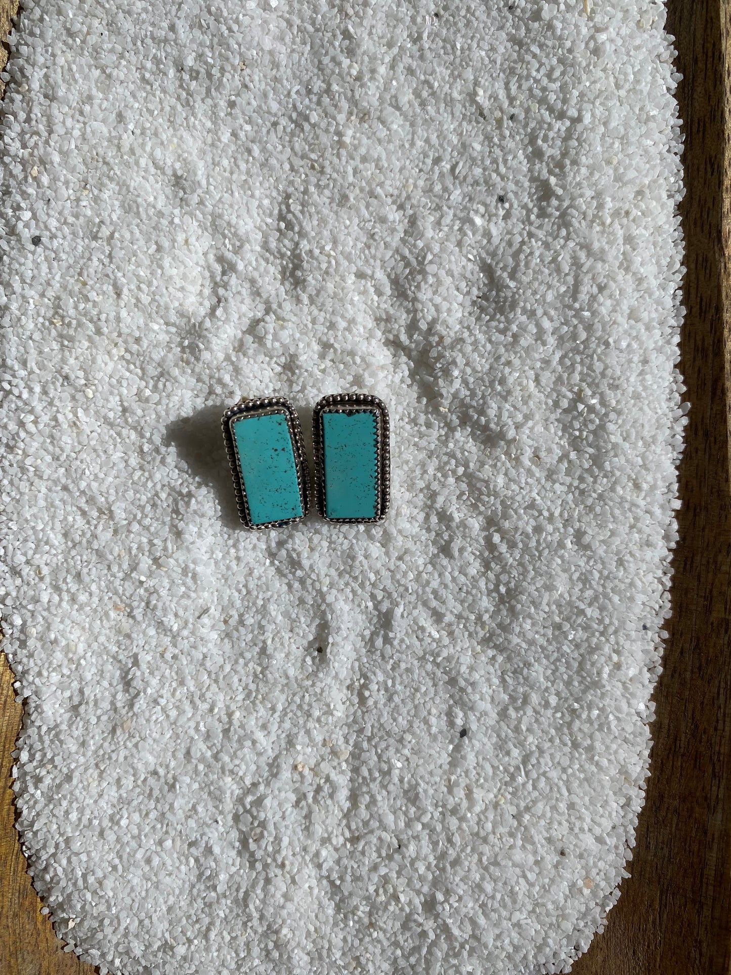 Rectangle Stud Earrings