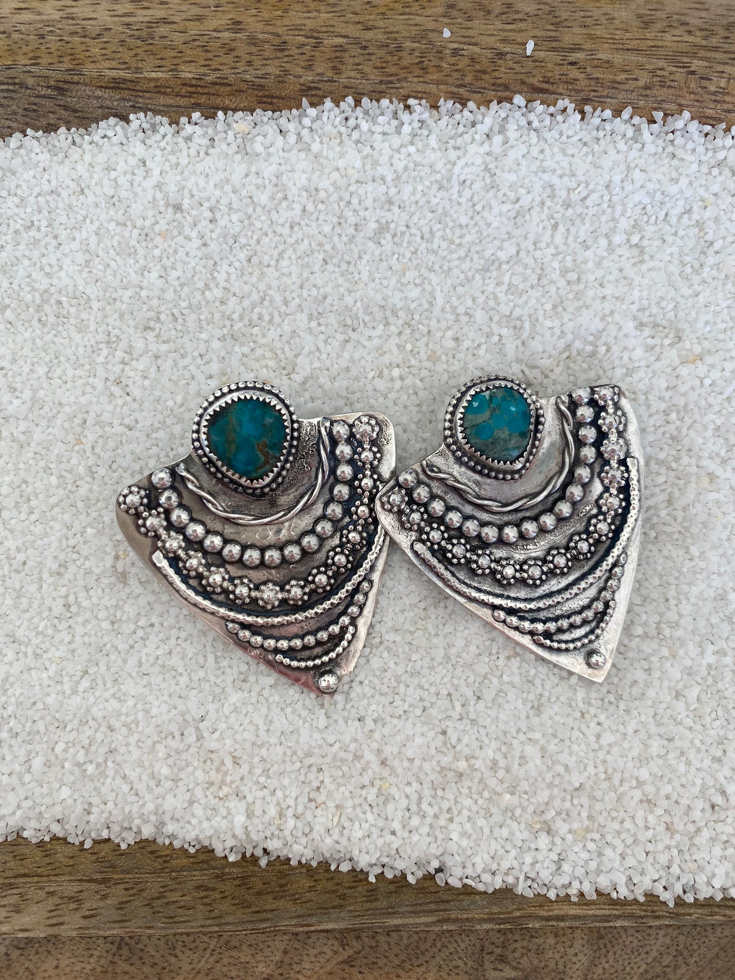 Spearhead Earrings - Hubei Turquoise