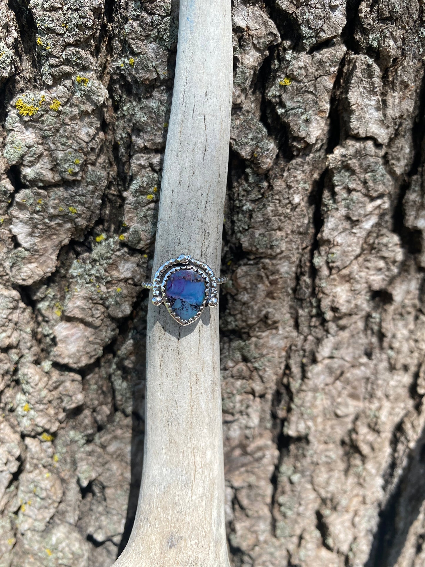 Native Crown Ring #5 (Size 7)