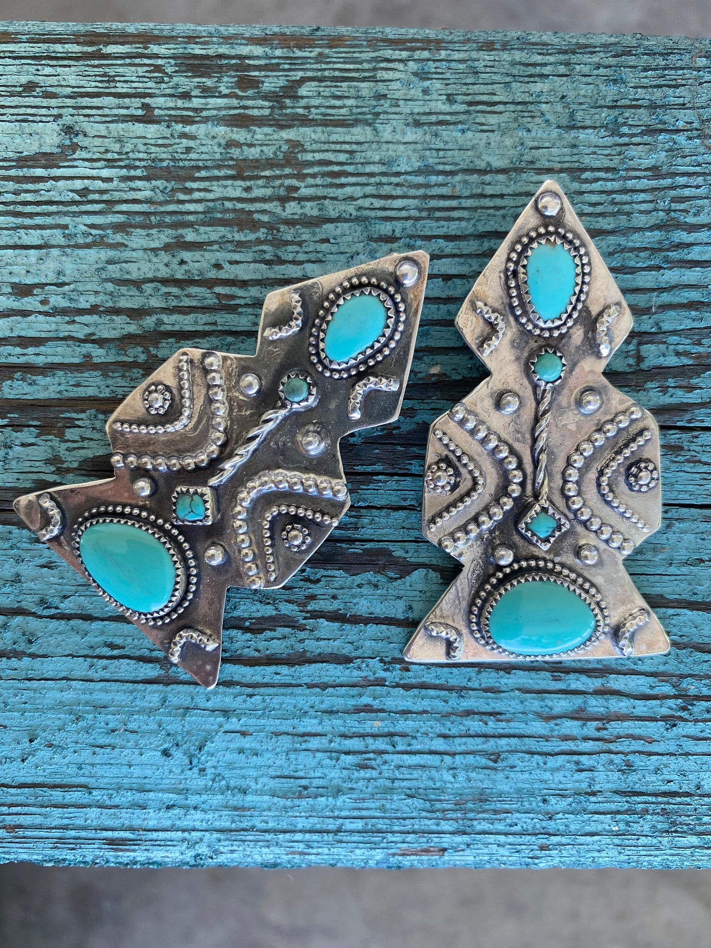 Arrow Earrings - Turquoise #2