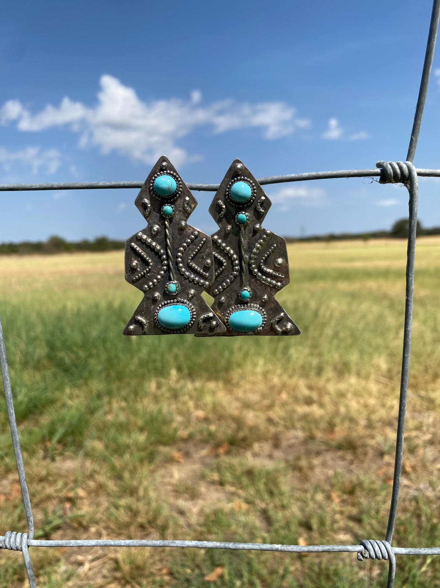 Arrow Earrings - Turquoise #2