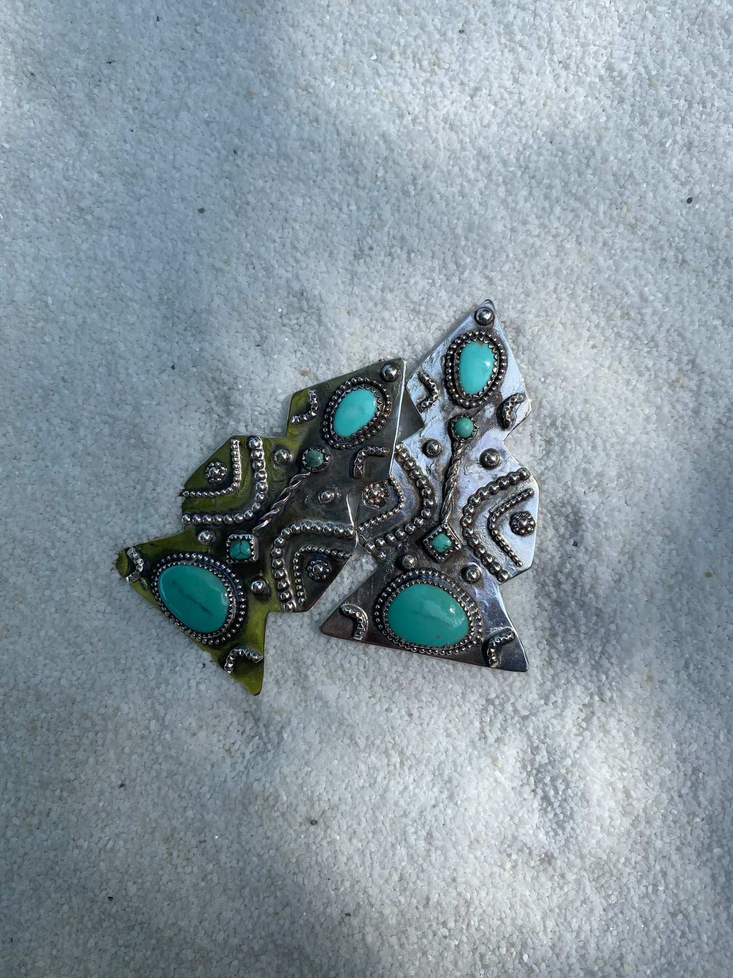 Arrow Earrings - Turquoise #2