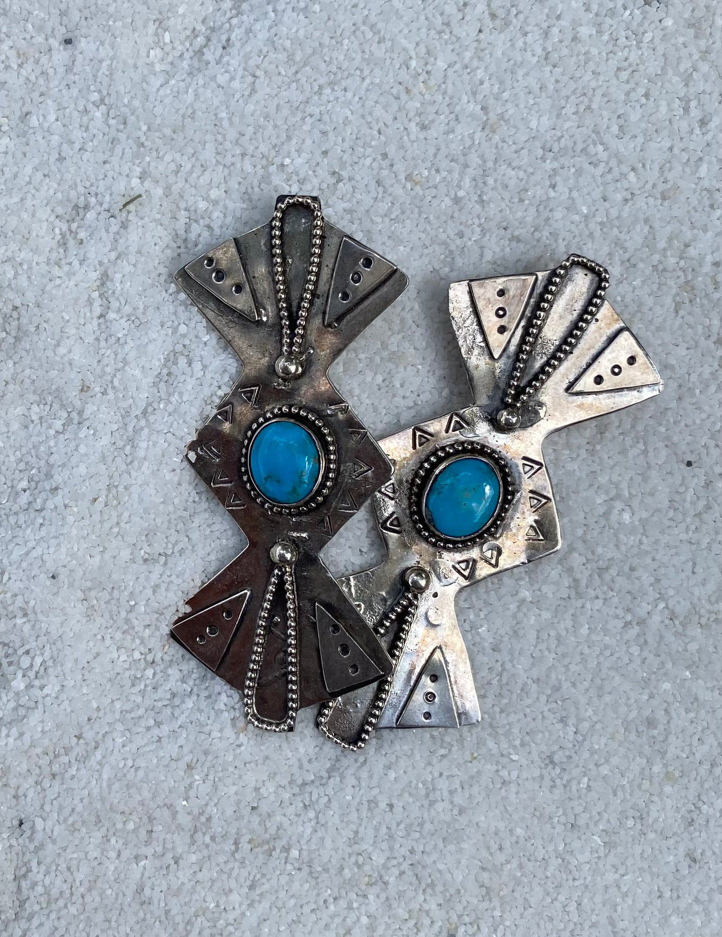 Bow Earrings - Sleeping Beauty Turquoise